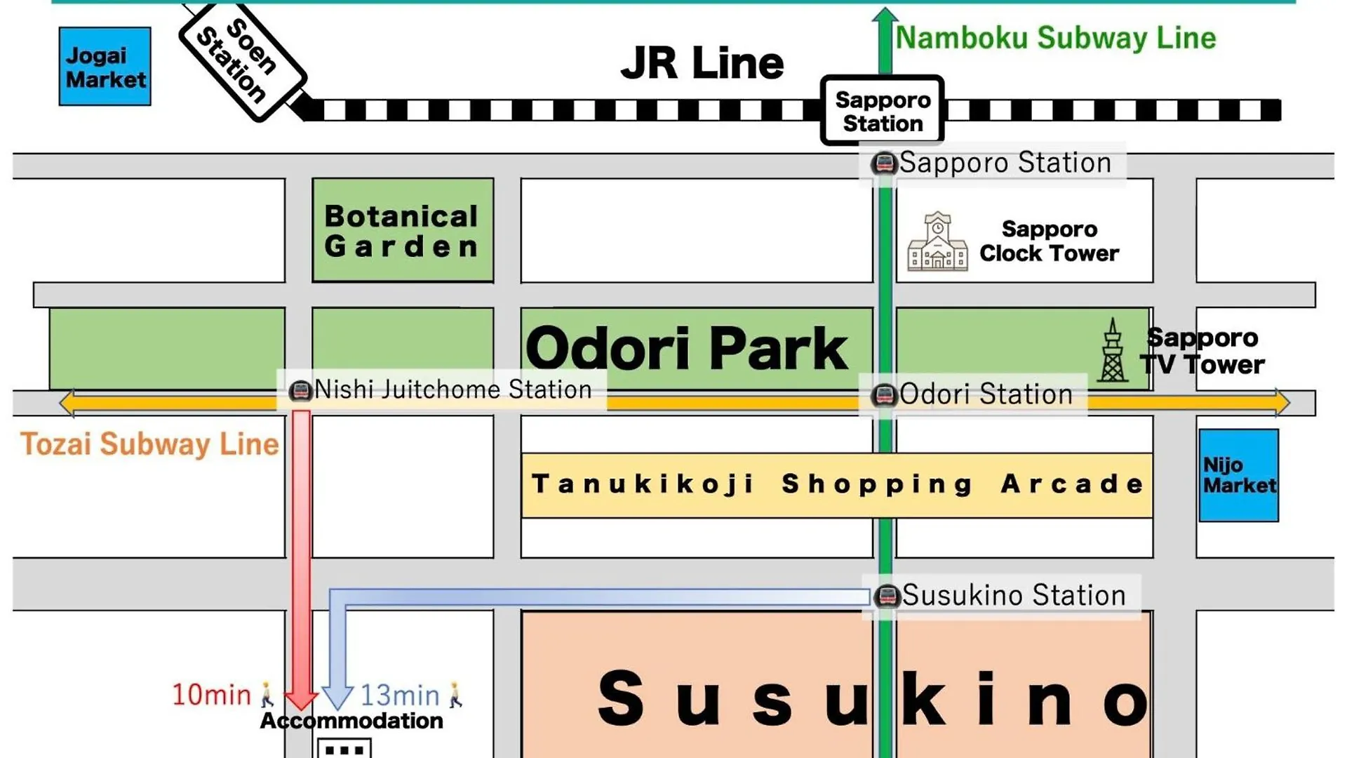 Apartment Endless Mitsui Minami 5Jo II - Vacation Stay 18348 Sapporo